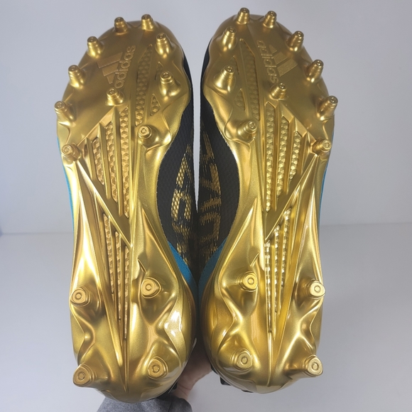 Adidas Adizero Scorch 2 Jacksonville Jaguars Football Cleats GZ0401 Mens 11.5 - Picture 9 of 10